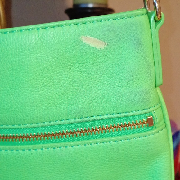 Gently Used Kate Spade Lime Green Crossbody - Picture 6 of 14
